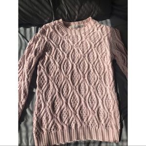 Zara pink knit sweater